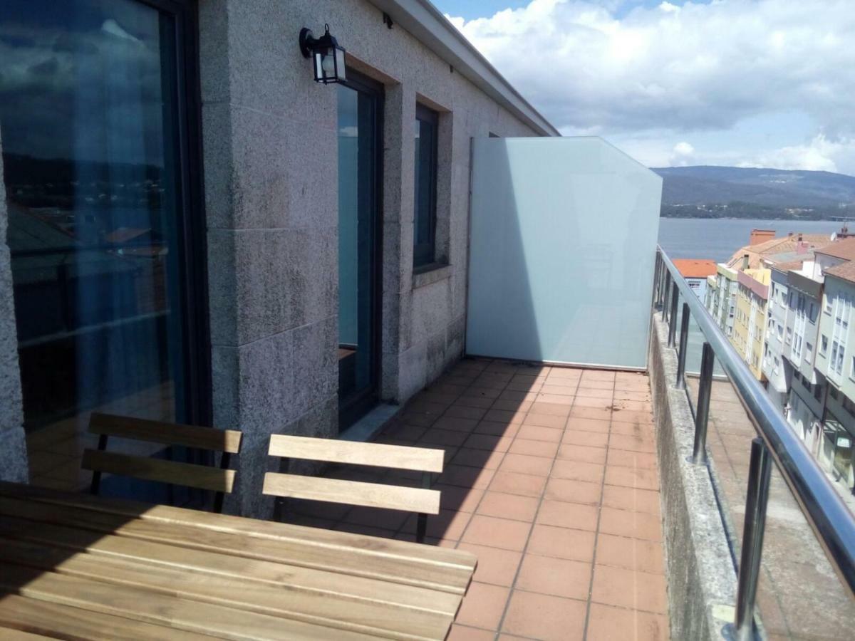 Ferienwohnung Atico Con Vistas A La Ria De Arosa Rianjo Exterior foto